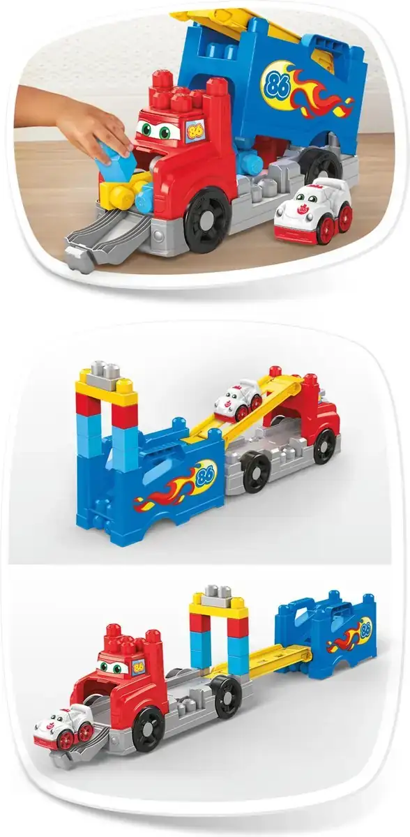 588x1200 MEGA Bloks Bouw & Race Truck - Speelgoedtruck