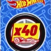 666x1200 Hot Wheels 40 stuks, set van 40, schaal 1:64 speelgoedracewagens, reddingsvoertuigen of vrachtwagens