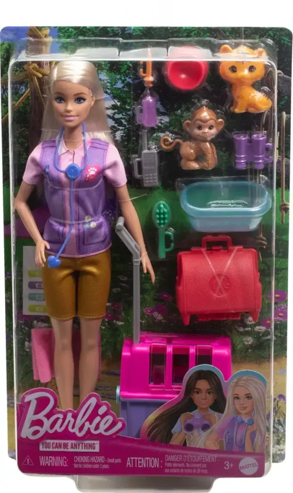 Barbie Pop Dierenredder met dierenaccessoires HRG50