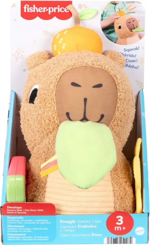 Fisher-Price Snackende Capibara Knuffel Baby