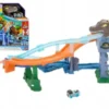 Hot Wheels RacerVerse Jurassic World Crash & Splash Track Set