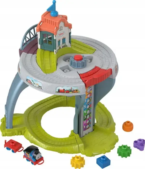 KOLEJKA-TOMEK-I-PRZYJACIELE-Moj-Pierwszy-Kolejowy-Stolik-Kod-producenta-HRP49 Fisher Price Thomas & Friends Spoorwegspeeltafel HXP49