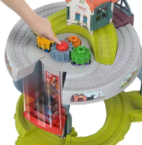 KOLEJKA-TOMEK-I-PRZYJACIELE-Moj-Pierwszy-Kolejowy-Stolik-Marka-Mattel Fisher Price Thomas & Friends Spoorwegspeeltafel HXP49