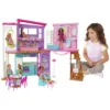 Barbie Malibu Huis - Barbie huis - 2 verdiepingen met barbie meubels