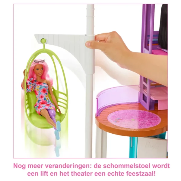 Barbie Malibu Huis - Barbie huis - 2 verdiepingen met barbie meubels