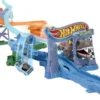 Hot Wheels RacerVerse Jurassic World Crash & Splash Track Set