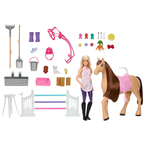 Barbie Mysteries The Great Horse Chase Droomstal Pop, Paard en Accessoires