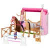 Barbie Mysteries The Great Horse Chase Droomstal Pop, Paard en Accessoires