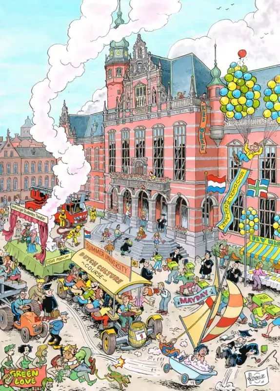 Ravensburger puzzel Fleroux Groningen - Legpuzzel - 1000 stukjes Fleroux
