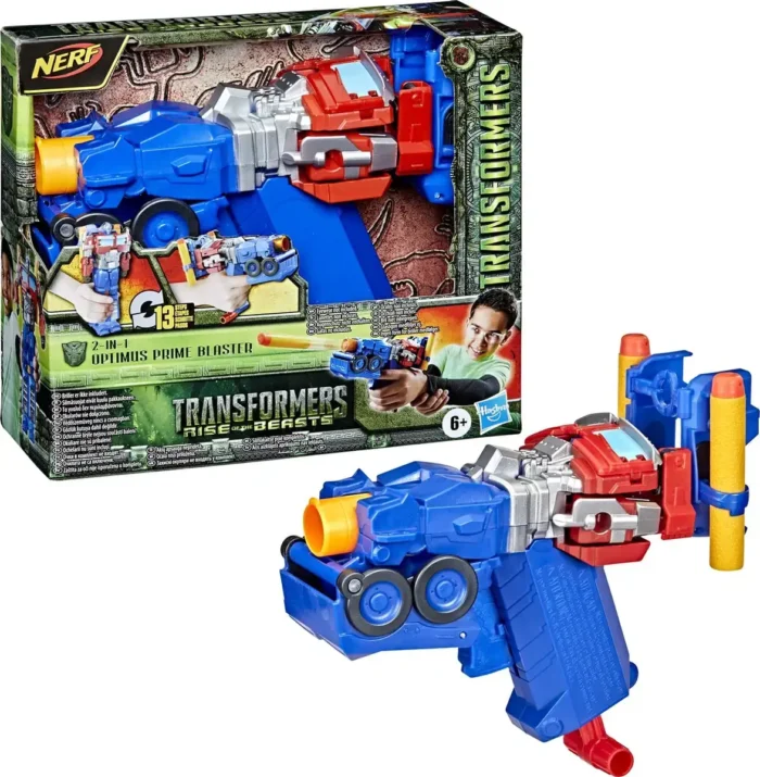 Transformers Rise of the Beasts Movie 2 in 1 Nerf