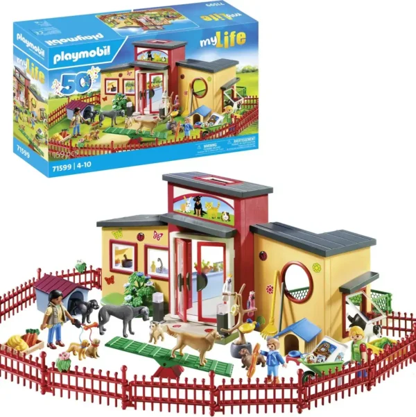 1198x1200 PLAYMOBIL My Life 50YR Dierenpension - 71599
