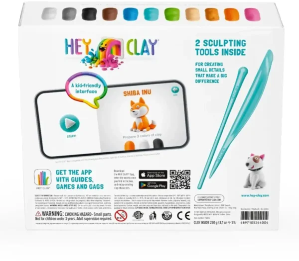 Hey Clay Dog Story Set van 15 potjes Boetseerklei
