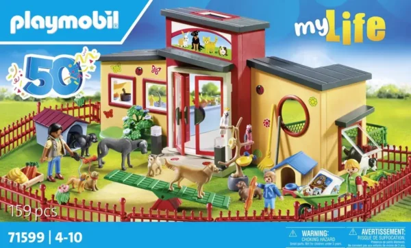 1200x724 PLAYMOBIL My Life 50YR Dierenpension - 71599