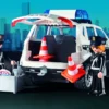 PLAYMOBIL Action Heroes 50YR Politiepost met voertuigen - 71602