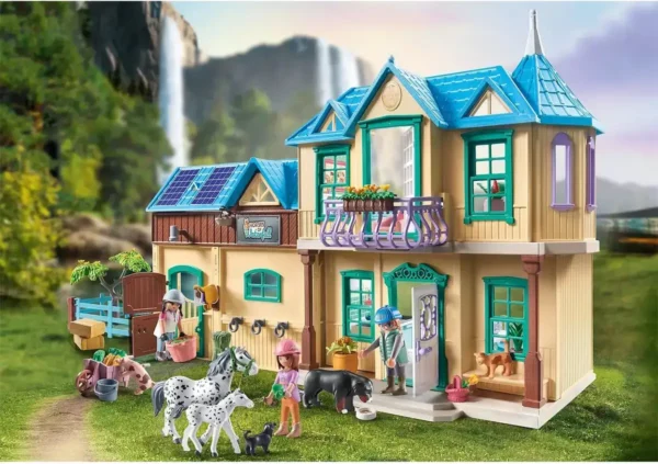 1200x846 PLAYMOBIL Horses of Waterfall Waterfall Ranch - 71351