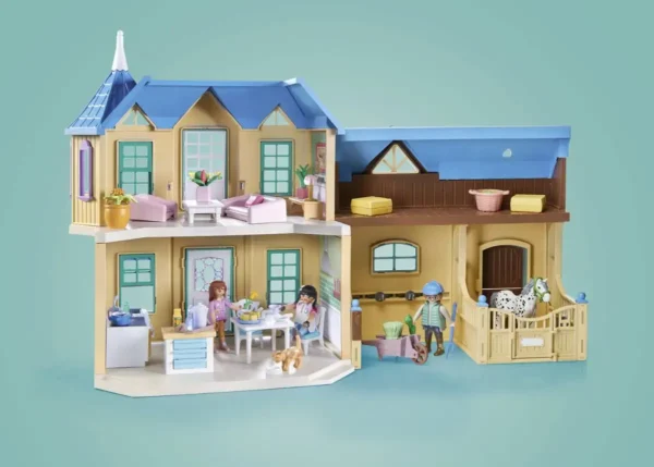 1200x857 PLAYMOBIL Horses of Waterfall Waterfall Ranch - 71351