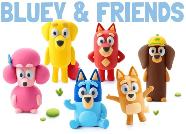 Hey Clay Boetseerklei Bluey LIMITED EDITION BLUEY