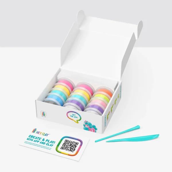 Hey Clay Rainbow Unicorn - 15 cans - 6 unicorns