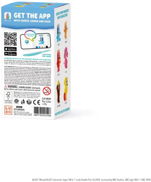 Hey Clay Boetseerklei Bluey LIMITED EDITION BLUEY