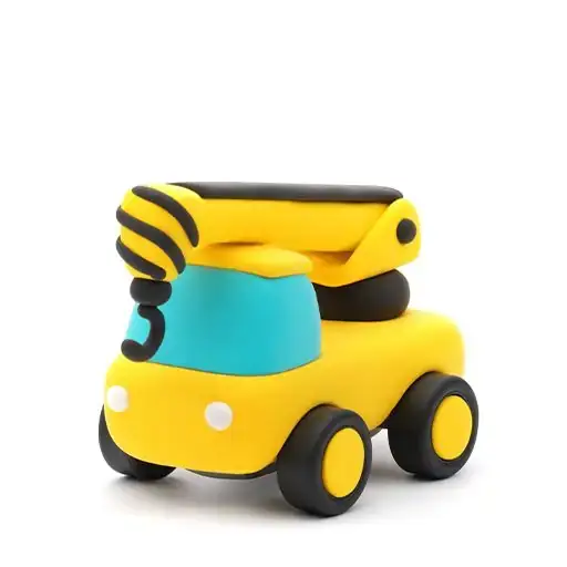 9ae5037a-41d6-42ef-91b5-9a6d135987be Hey Clay Boetseerklei Construction Vehicles - 12 cans - 6 figuren