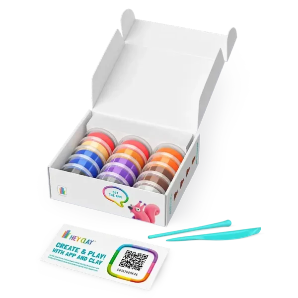 Hey Clay Bosdieren Set van 15 potjes