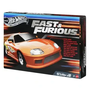 Hot-Wheels-Fast-Furious-Szybcy-i-wsciekli-Samochodziki-10-pak-JCT92 Hot Wheels Fast & Furious 10-pack Auto's