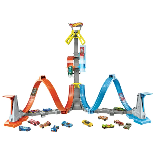 Hot Wheels Action Looping en Lancering, baanset
