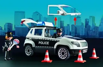 PLAYMOBIL Action Heroes 50YR Politiepost met voertuigen - 71602