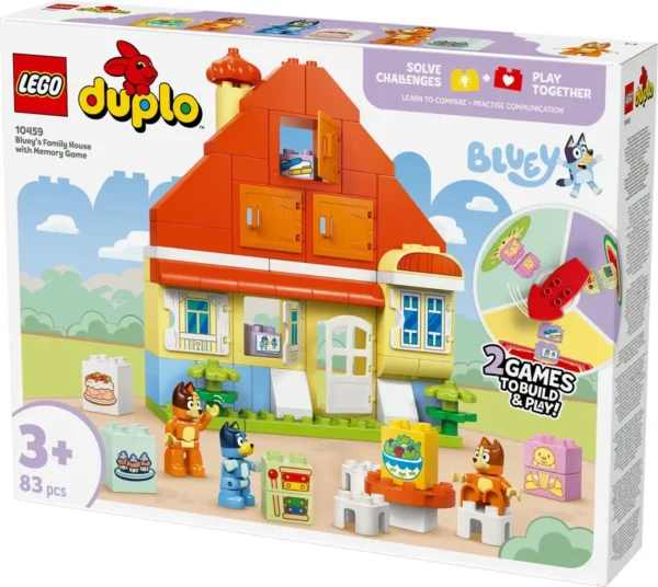 1200x1072 (1) LEGO® DUPLO® Bluey: Huis van Bluey en haar Familie met Geheugenspel - 10459