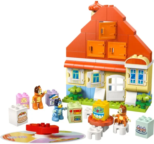 1200x1119 LEGO® DUPLO® Bluey: Huis van Bluey en haar Familie met Geheugenspel - 10459