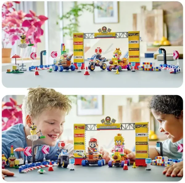 1200x1189 LEGO Mario Kart - Baby Peach en grand prix - 72036