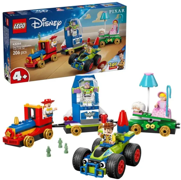 LEGO Disney en Pixar's Toy Story Feesttrein en RC Auto Set - 43264