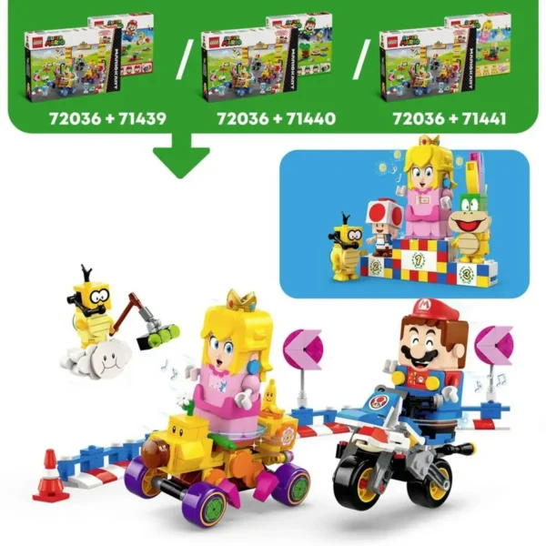 1200x1200 (23) LEGO Mario Kart - Baby Peach en grand prix - 72036