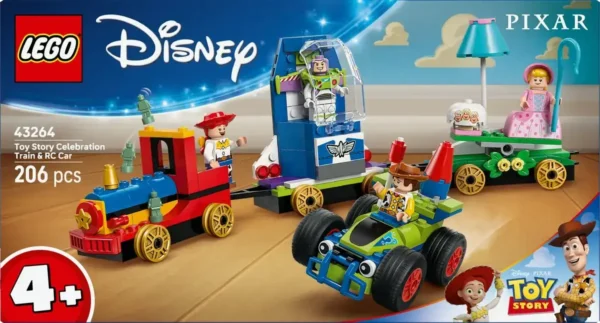 LEGO Disney en Pixar's Toy Story Feesttrein en RC Auto Set - 43264