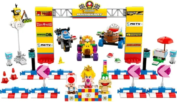 1200x696 LEGO Mario Kart - Baby Peach en grand prix - 72036