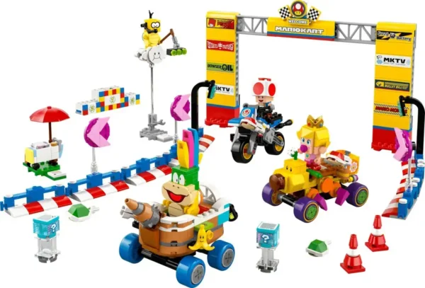 1200x814 LEGO Mario Kart - Baby Peach en grand prix - 72036