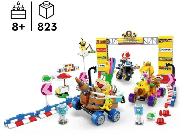 1200x893 LEGO Mario Kart - Baby Peach en grand prix - 72036