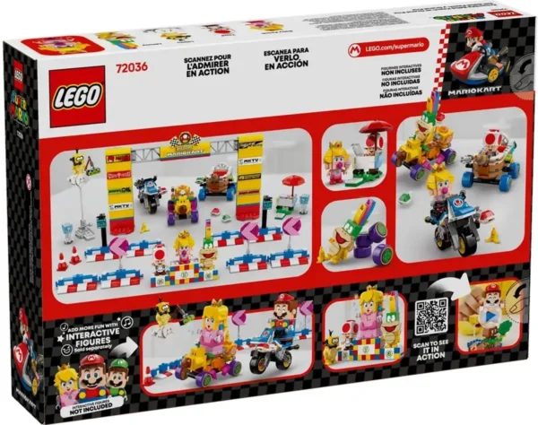 1200x948 LEGO Mario Kart - Baby Peach en grand prix - 72036