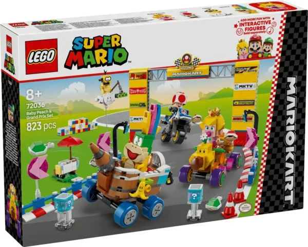 1200x960 LEGO Mario Kart - Baby Peach en grand prix - 72036