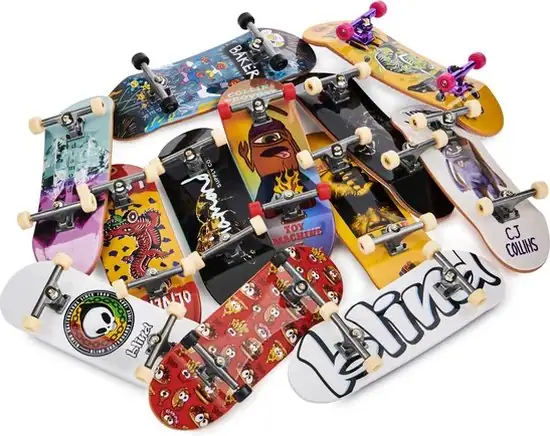 Tech Deck - Vingerskateboard van 96 mm met authentieke ontwerpen - stijlen kunnen verschillen