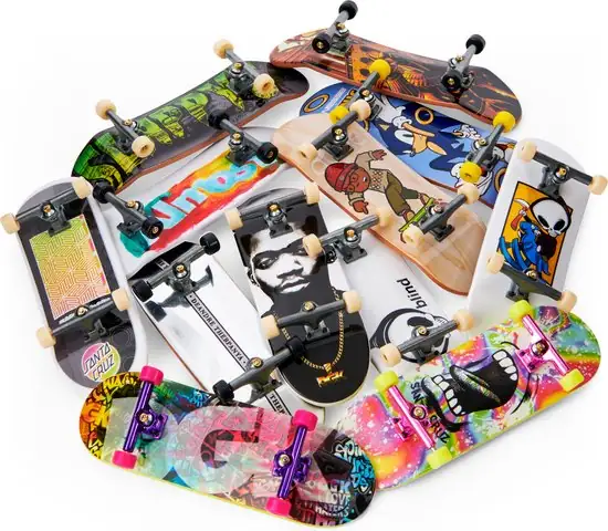 Tech Deck - Vingerskateboard van 96 mm met authentieke ontwerpen - stijlen kunnen verschillen