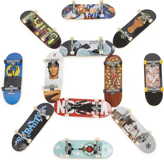Tech Deck - Vingerskateboard van 96 mm met authentieke ontwerpen - stijlen kunnen verschillen