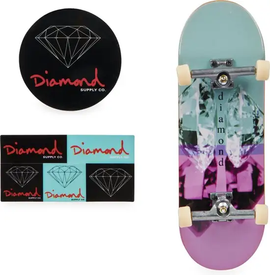 Tech Deck - Vingerskateboard van 96 mm met authentieke ontwerpen - stijlen kunnen verschillen