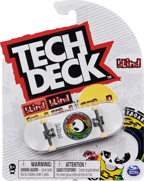 Tech Deck - Vingerskateboard van 96 mm met authentieke ontwerpen - stijlen kunnen verschillen