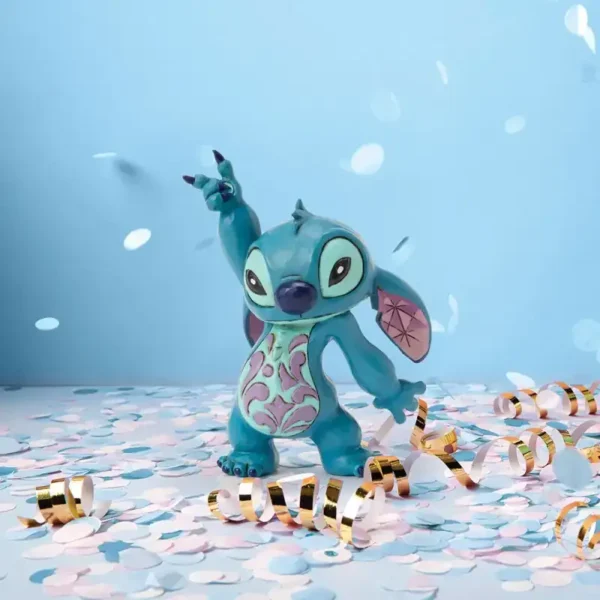 Disney Traditions -  Dansende Stitch Mini - Beeldje