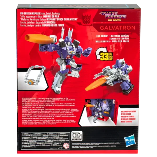 Hasbro The Transformers 86 The Movie Studio Series Leader Class Action Figure Galvatron 22 cm Action Figuur