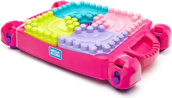1200x681 Mega Bloks Bouw en Leer Speeltafel Roze - Voor 1-5 jaar - Opvouwbaar