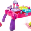 1200x759 Mega Bloks Bouw en Leer Speeltafel Roze - Voor 1-5 jaar - Opvouwbaar