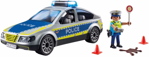 1200x463 PLAYMOBIL Action Heroes Politie patrouille auto 71729