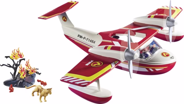1200x680 PLAYMOBIL Action Heroes Brandweervliegtuig met blusfunctie - 71463